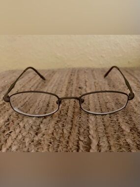Modo Saki 650 Slim Titanium Oval Full-Rim Brown Petite 1990s Japan 46-21-143